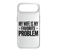 Ma Femme est Mon problème préféré, Dicton Amusant pour Couple Meme Coque pour iPhone Air