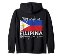 Ma Femme est Philippine, Rien ne m'effraie, Philippines drôles Sweat à Capuche