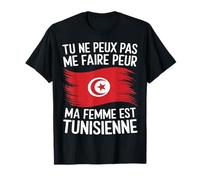 Ma Femme Est Tunisienne Humour Homme Marié Cadeau Tunisie T-Shirt