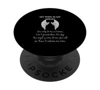 Ma Femme m'attend au Paradis, Mon Ange PopSockets PopGrip Adhésif