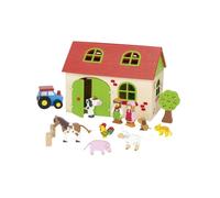 Maison de Poupées en Bois Ma Ferme en bois 13 pièces Goki®