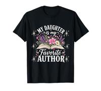 Ma Fille est Mon auteure préférée. Roman Book Published Women. T-Shirt