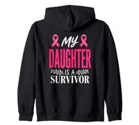Ma Fille est Une survivante Sensibilisation au Cancer du Sein Sweat à Capuche