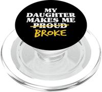 Ma Fille me Fait Perdre Mon père, ma Fille, ma mère, Mon père PopSockets PopGrip pour MagSafe
