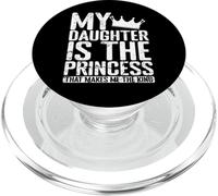 Ma fille princesse fait de moi le roi PopSockets PopGrip pour MagSafe