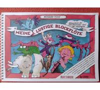 Ma flûte à bec amusante (doigté allemand) Volume 1 - École de flûte pour enfants d'âge préscolaire et la rentrée scolaire + brosse d'essuie-glace + graisse en liège - Flûte Soprano Recorder ISBN