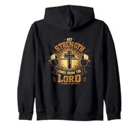 Ma Force Vient du Seigneur Sweat à Capuche