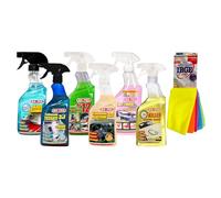 Ma-Fra Kit de traitement auto intérieur et extérieur. 3 en 1 Plastica-Last Touch-HP 12 - Killer élimine les insectes - Glass Cleaner - Traitement