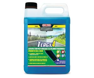 Ma-Fra Tergy 4, Format 4,5L, Liquide Lave-Glace Automobile Multisaison prêt à l'emploi pour bacs Lave-Glace, Nettoyant Antigel pour Essuie-Glaces Jusqu'à -5°C, élimine Les Pellicules de Circulation
