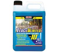 Ma-Fra Tergy Winter -10 Liquide lave-glace avec anticalcaire et antigel Élimine le film de signalisation Garantit la glisse des brosses Taille 4500 ml