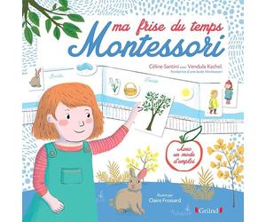 Ma frise du temps Montessori - Pochette avec 1 frise de 4 mètres et 20 planches de stickers - À partir de 3 ans
