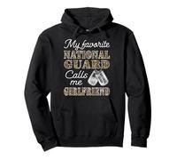 Ma Garde Nationale préférée m'appelle Petite Amie Proud Army Sweat à Capuche