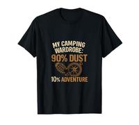 Ma garde-robe de camping 90 % poussière 10 % aventure T-Shirt