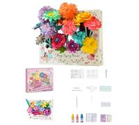 Ma Gic Petal Flower Kit Ma Gic Petal Flower Art Kit Fa Ntasy Art Magical Flowers Plus d'une douzaine de sortes de fleurs Fre E To Mat Ch Colors YhD587 (Orange, 30 x 26 x 6 cm)