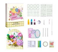 Ma Gic Petal Flower Kit Ma Gic Petal Flower Art Kit Fa Ntasy Art Magical Flowers Plus d'une douzaine de sortes de fleurs Fre E To Mat Ch Colors YhD588 (Vert, 26 x 30,4 x 6,1 cm)