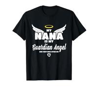 Ma Grand-mère est Mon Ange, Elle Veille sur Moi en mémoire T-Shirt Graphique avec Valeur