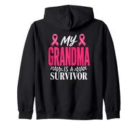Ma Grand-mère est Une survivante Sensibilisation au Cancer du Sein Sweat à Capuche