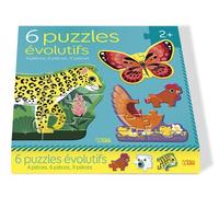 Ma grande boite puzzle animaux 6 puzzles evolutifs - Emmanuelle Colin - Lito - Boîte ou accessoire - Jeux livres objets