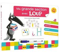 MA GRANDE SECTION AVEC LOUP - LIVRE-ARDOISE NED