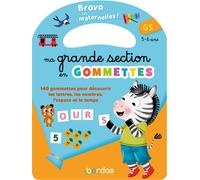 Ma grande section en gommettes - Cécile Hudrisier - Bordas - broché - Scolaire / Universitaire