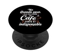 Ma Grande Sœur ainée comme Le Café Humour PopSockets PopGrip Adhésif