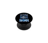Ma joueuse de Baseball préférée m'appelle Maman Baseball Heart PopSockets PopGrip Adhésif