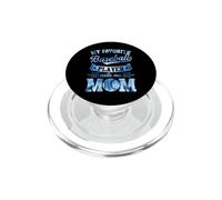 Ma joueuse de Baseball préférée m'appelle Maman Baseball Heart PopSockets PopGrip pour MagSafe