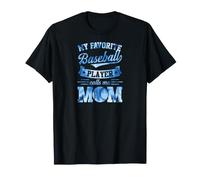 Ma joueuse de Baseball préférée m'appelle Maman Baseball Heart T-Shirt