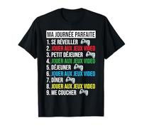 Ma Journée Parfaite Cadeau Ado Geek Drôle Console Jeux Video T-Shirt