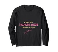 ma jumelle soeur toujours raison Ils pensent que c'est moi Manche Longue