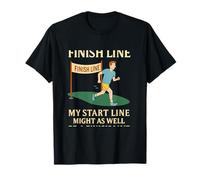 Ma ligne de départ pourrait tout aussi bien être une ligne d'arrivée - Runner T-Shirt