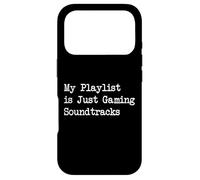 Ma liste de Lecture est Just Gaming Bande sonore Citation Amusante pour Joueur Coque pour iPhone 17 Pro