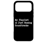 Ma liste de Lecture est Just Gaming Bande sonore Citation Amusante pour Joueur Coque pour iPhone 17 Pro Max
