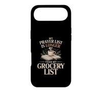 Ma liste de prière est Plus Longue Que ma liste d'épicerie Faith Coque pour iPhone Air
