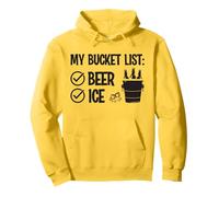 Ma liste de Seau: Boire drôle de Glace et de bière Sweat à Capuche