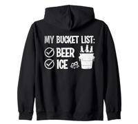 Ma liste de Seau: Boire drôle de Glace et de bière Sweat à Capuche