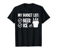 Ma liste de Seau: Boire drôle de Glace et de bière T-Shirt