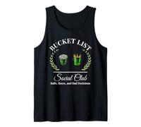 Ma liste de seau joueur de golf social club et seau à bière humour Débardeur