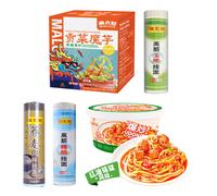 Ma Liu Ji Nouilles mélangées à l'huile pimentée à l'ail (24 paquets)