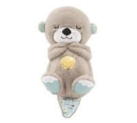 Ma Loutre Câlins Bonne Nuit, Peluche pour bébé | Machine sonore portable, mouvement de respiration, jusqu'à 30 min de musique et