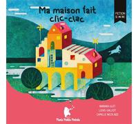Ma maison fait clic-clac 1 CD audio - Barbara Glet - Trois Petits Points - Texte lu (CD) - Comptine, chant CD
