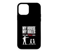 Ma Maison Mes Règles Papa Humour Drôle Coque pour iPhone 12 Mini