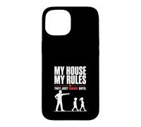 Ma Maison Mes Règles Papa Humour Drôle Coque pour iPhone 15