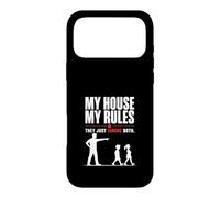 Ma Maison Mes Règles Papa Humour Drôle Coque pour iPhone 17 Pro Max