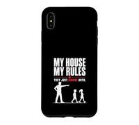 Ma Maison Mes Règles Papa Humour Drôle Coque pour iPhone XS Max