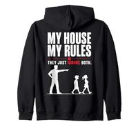 Ma Maison Mes Règles Papa Humour Drôle Sweat à Capuche