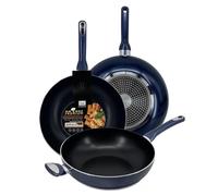MA MAISON Mr Chef Sauteuse en Aluminium Antiadhésif de Qualité Supérieure pour la Cuisine - Convient aux Poêles à Gaz, à Induction, Céramiques et Electriques - Ø 32 cm - 2 Poignées