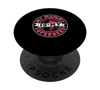 Ma Maman Est Ma Super-Héroïne Les Enfants Mère Enfant PopSockets PopGrip Adhésif