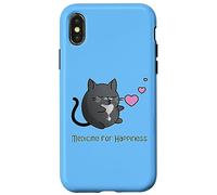 Ma médecine pour Le Bonheur : Dose Quotidienne de Kitten Cat Coque pour iPhone X/XS
