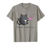 Ma médecine pour Le Bonheur : Dose Quotidienne de Kitten Cat T-Shirt